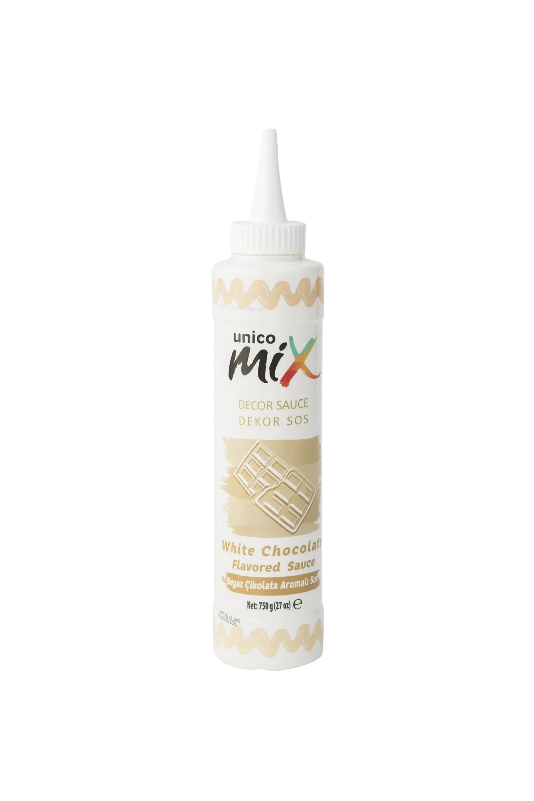 Unicomix Beyaz Çikolata Aromalı Sos